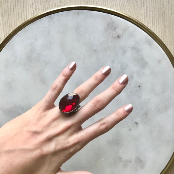 Vintage Red Statement Ring - Picture 1 of 3